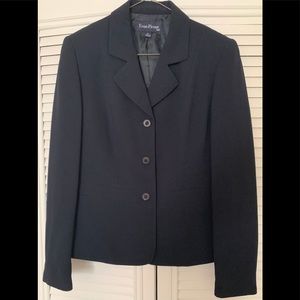 Navy Blue Skirt Suit
